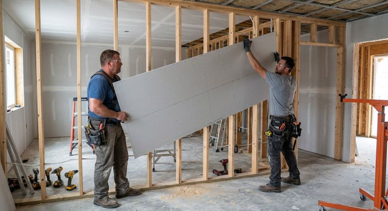 House Drywall Installation in Overland Park, KS